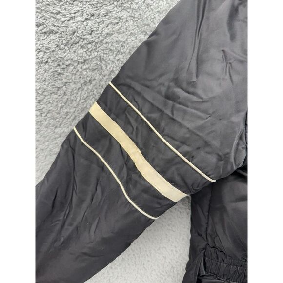 Vintage SEARS Work Leisure Black Coverall Snow Suit Ski Snowmobile SZ 38 Short-M - Picture 15 of 16